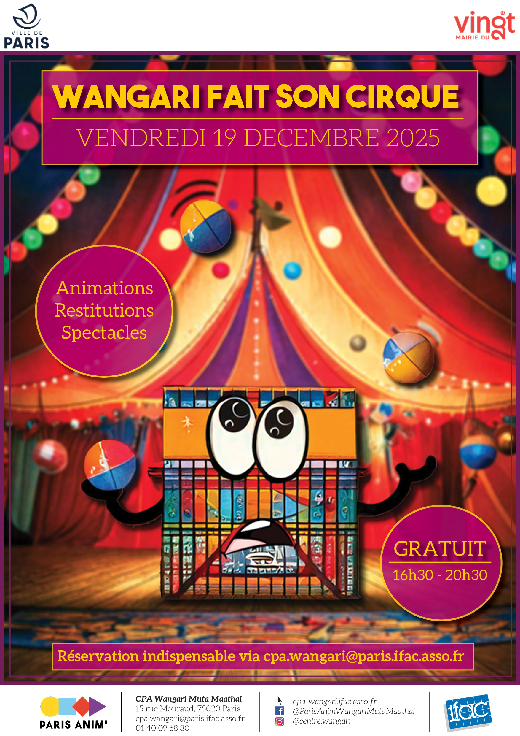 Wangari fait son cirque